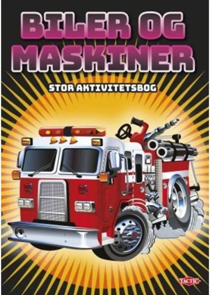 Tactic Autot ja koneet suuri tehtäväkirja (96s)